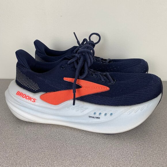 Brooks Glycerin Max Women's 8.5 B Peacoat/Blue Ribbon/Hot Coral Running Shoes - Picture 1 of 16